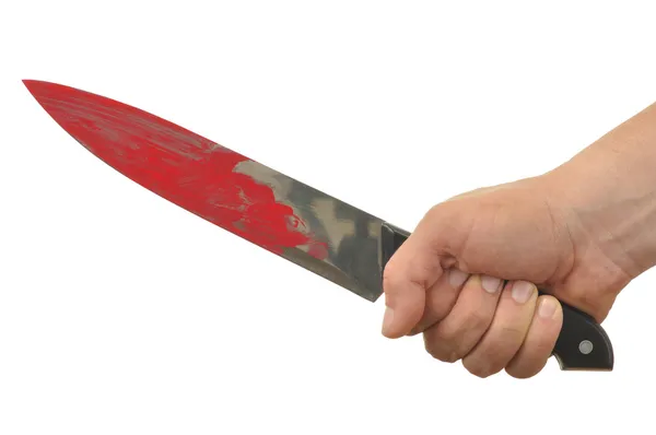 Knife in Hand — Stock Photo, Image