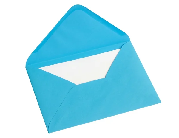 Enveloppe bleue — Photo