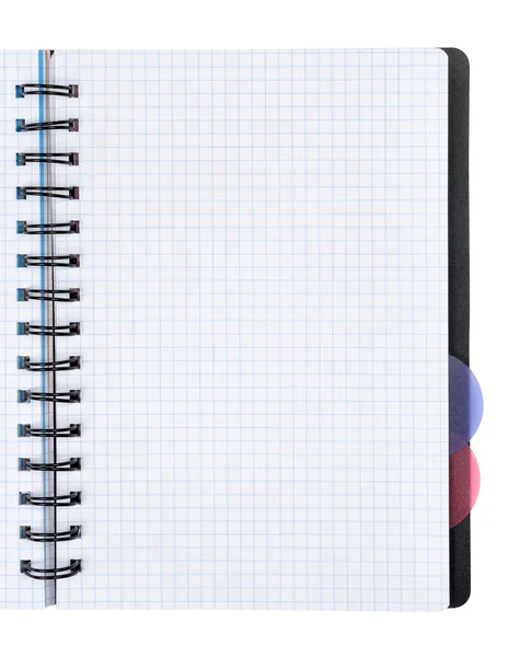 Notebook isolato — Foto Stock