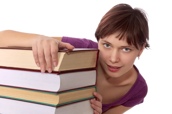 Young student with the book — Stock Photo, Image