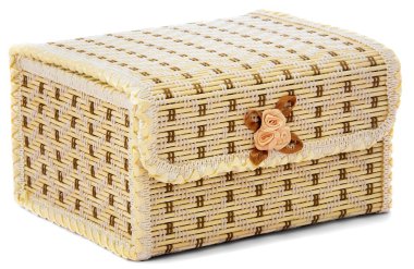 Closed casket for storage of jewelry clipart