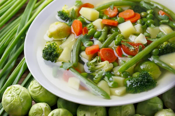 Dieta sopa de verduras . —  Fotos de Stock