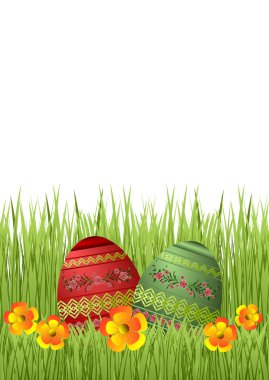 Easter eggs clipart