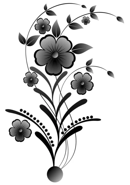 Adornos florales — Foto de Stock