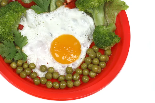 Yumurta ve sebze. — Stok fotoğraf