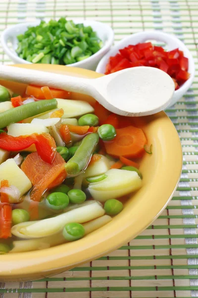 Kost grönsakssoppa. — Stockfoto