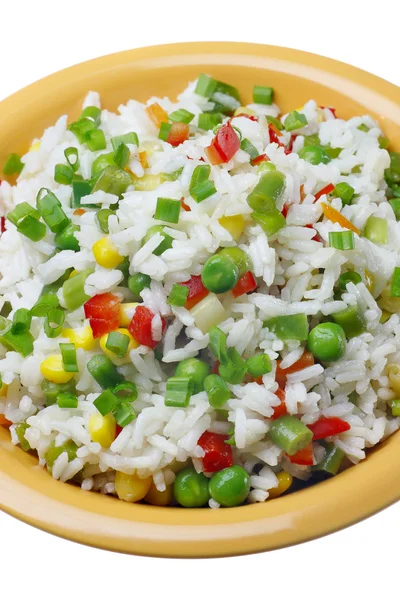 Ris med grönsaker. — Stockfoto