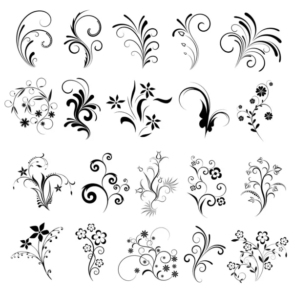 Floral ornaments — Stock Photo, Image
