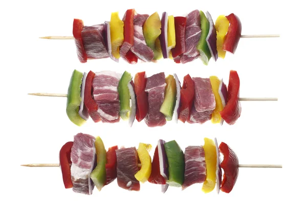 Stock image Three skewers.