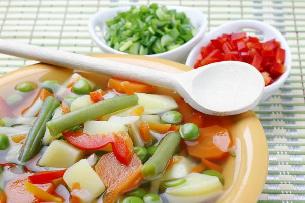 Diet vegetable soup — Stock Photo, Image