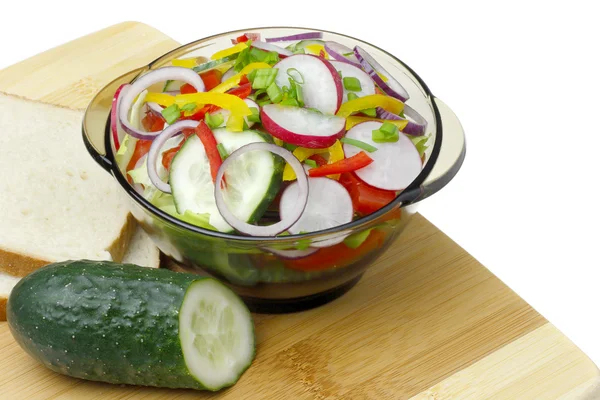 Salada com legumes. — Fotografia de Stock
