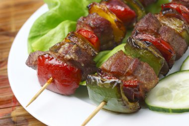 Fried skewers. clipart