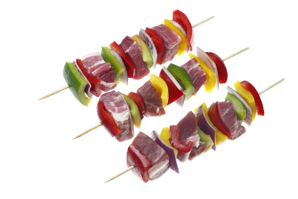 stock image Three skewers.