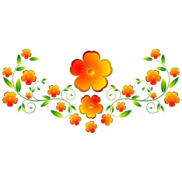 Květinové ornamenty — Stock fotografie