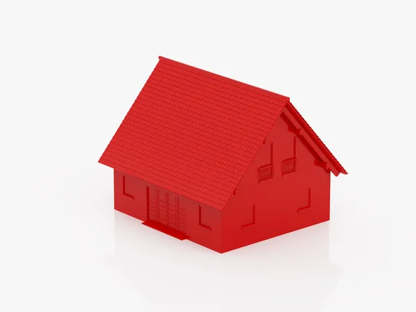 Rotes Haus — Stockfoto