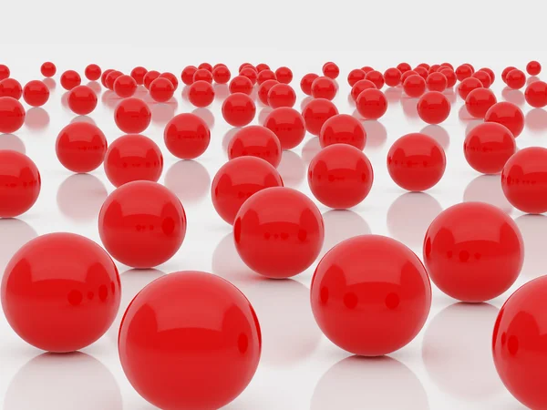 Esferas rojas — Foto de Stock