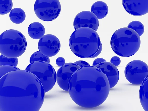 Dark blue balls — Stock Photo, Image
