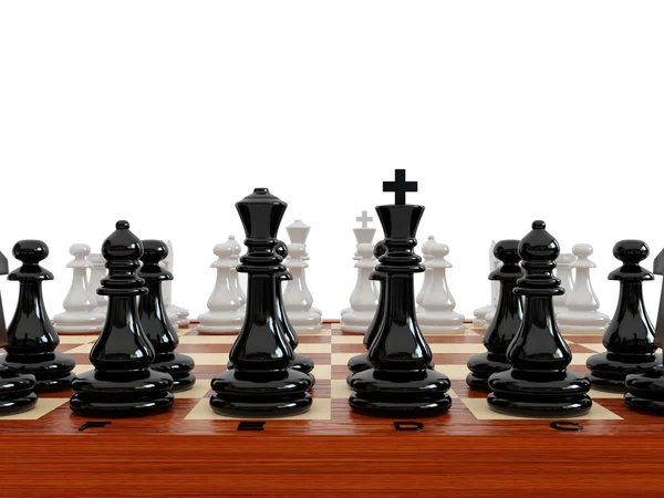 Hra šachy — Stock fotografie