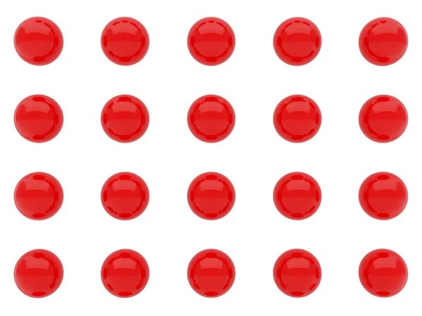Красные сферы — стоковое фото