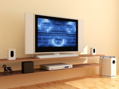 Plasma TV clipart