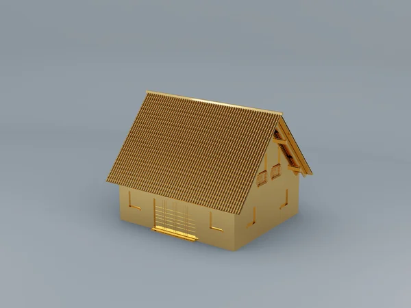 Casa de oro — Foto de Stock