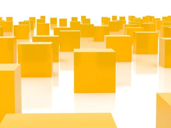 Orange cubes — Stock Photo, Image