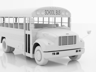 School bus a set three clipart