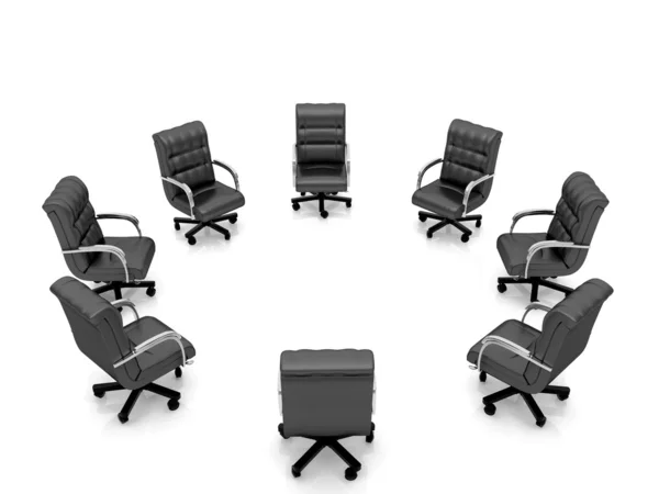 Office armchair set one — Stock Photo, Image
