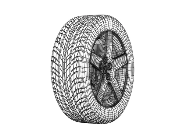 Neumáticos esqueléticos —  Fotos de Stock