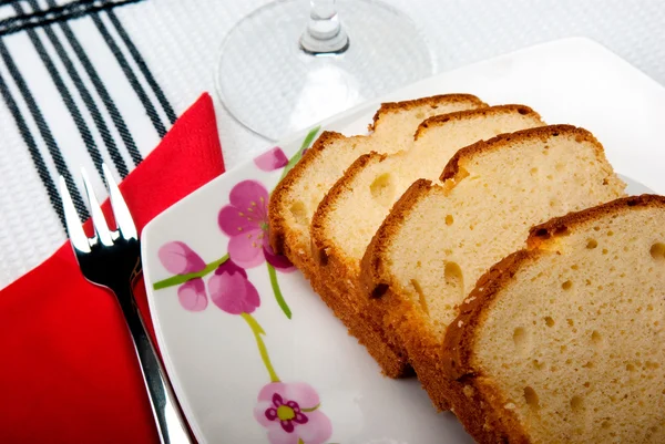 Madeira cake Royaltyfria Stockfoton