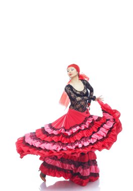 Flamenco dancer clipart