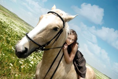 Me and my horse clipart