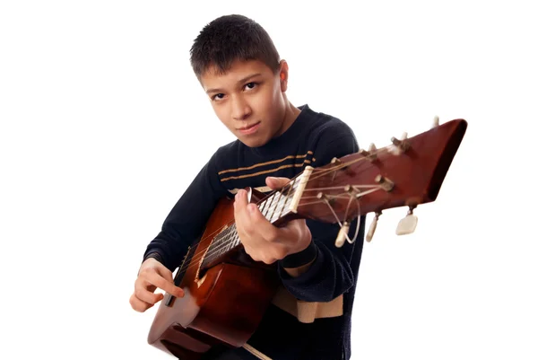 Joven guitarrista — Foto de Stock