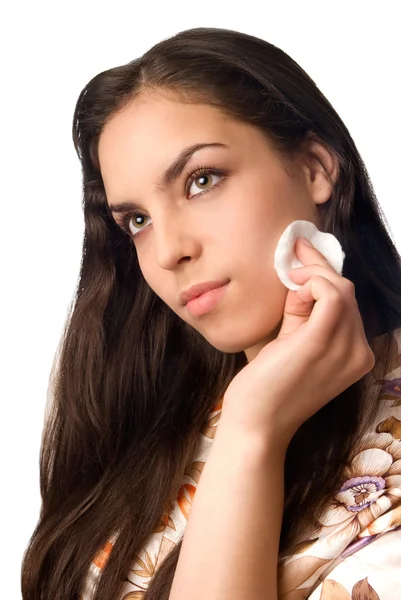 Make-up reiniging — Stockfoto