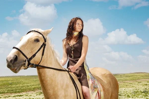 Serene equestrienne — Stockfoto