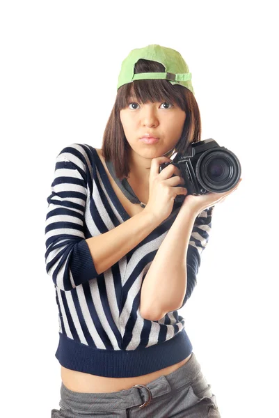Nekem és a kamerát — Stock Fotó