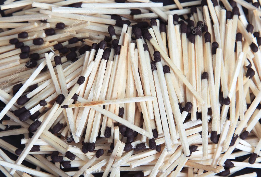 Pattern of the wooden matches