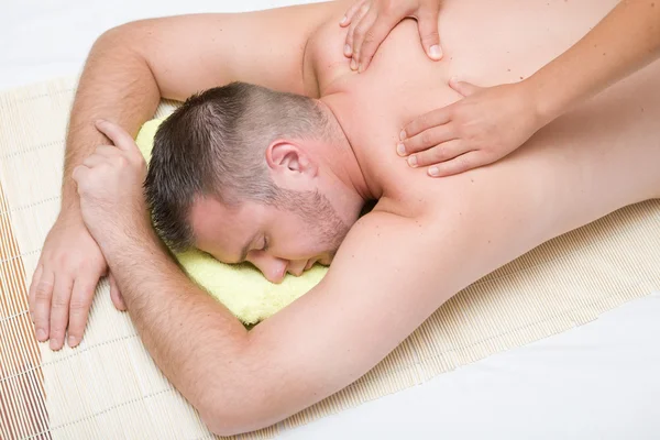 Erkek masaj — Stok fotoğraf