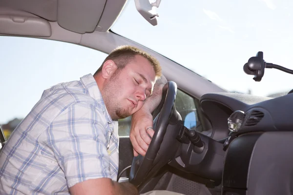 stock image Man in car