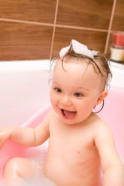 Baño de bebé — Foto de Stock