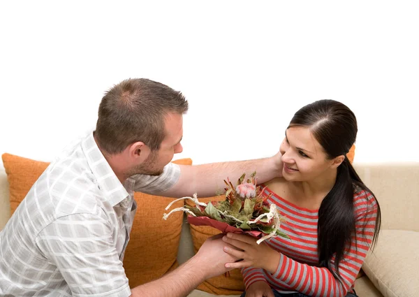 stock image Couple conflict