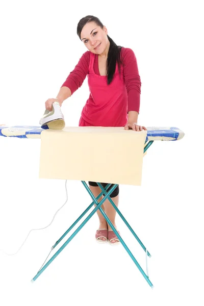 Mujer de planchar —  Fotos de Stock