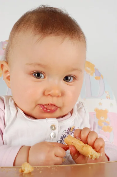 stock image Eating baby