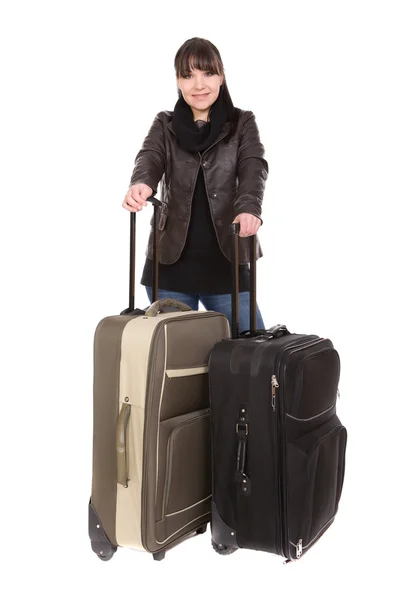 Mulher viajante — Fotografia de Stock