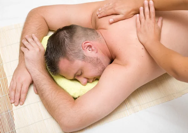 Man in massage — Stock Photo, Image
