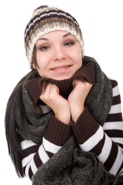Zimní žena — Stock fotografie