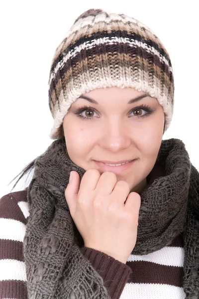 Winter woman Royalty Free Stock Images