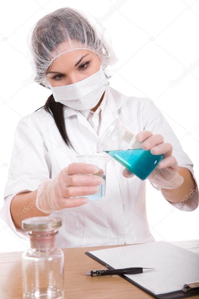 Woman In Lab Stock Photo By ©netris 1682683