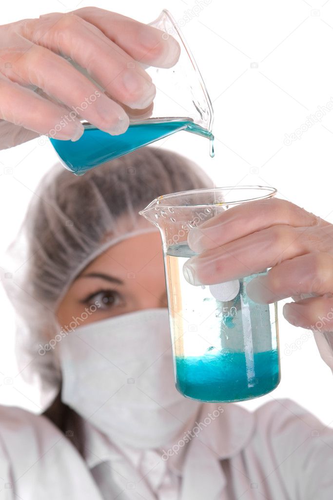 Woman in lab