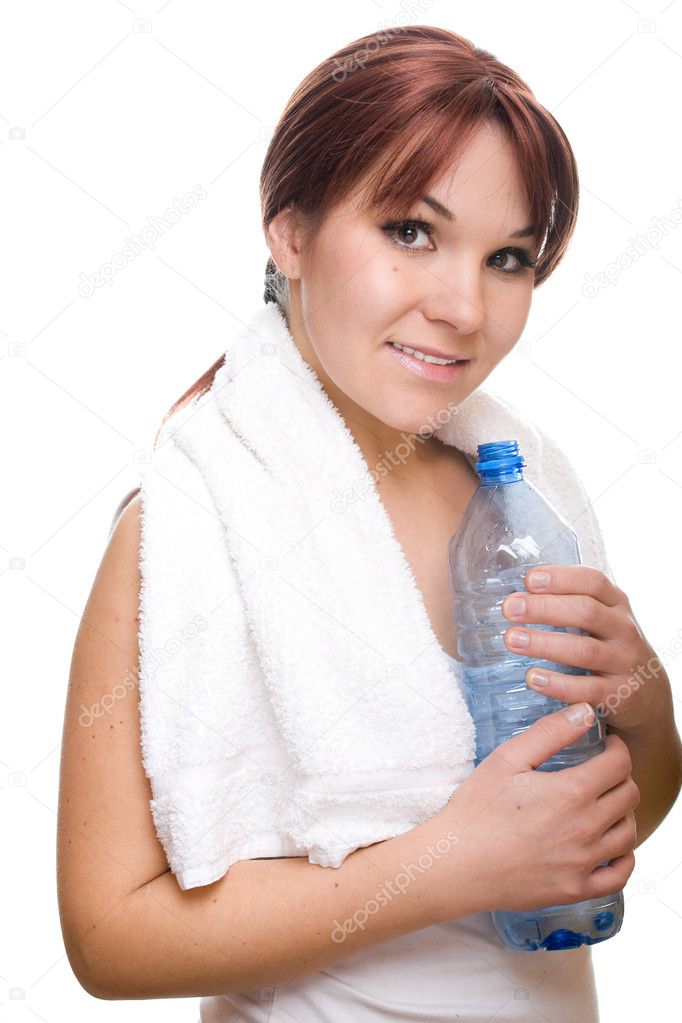 Thirsty Woman — Stock Photo © Netris 1685726